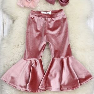 Velvet Toddler bell bottoms size 5